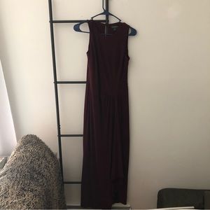 Ralph Lauren Burgundy Maxi Formal Dress